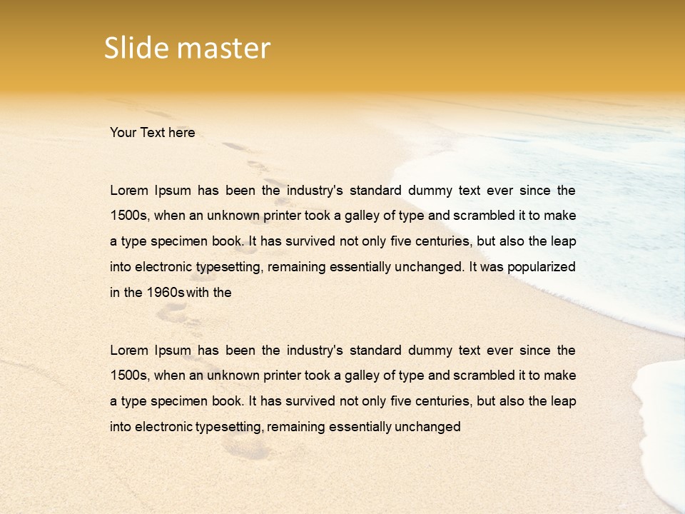 Freedom Path Outdoor PowerPoint Template