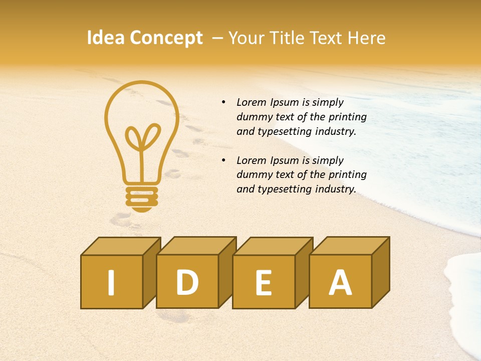 Freedom Path Outdoor PowerPoint Template