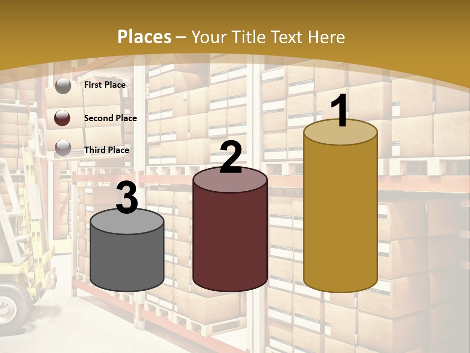 Goods Indoors Horizontal PowerPoint Template