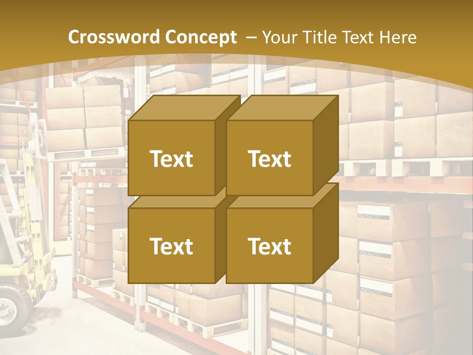 Goods Indoors Horizontal PowerPoint Template