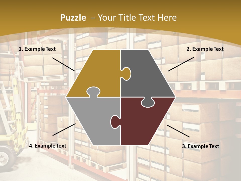 Goods Indoors Horizontal PowerPoint Template