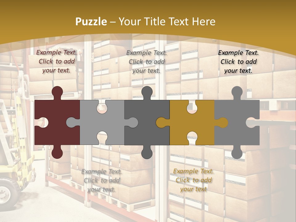 Goods Indoors Horizontal PowerPoint Template