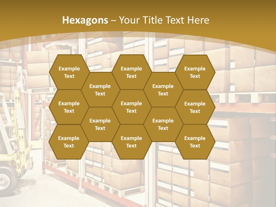 Goods Indoors Horizontal PowerPoint Template