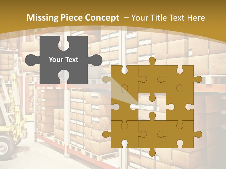 Goods Indoors Horizontal PowerPoint Template