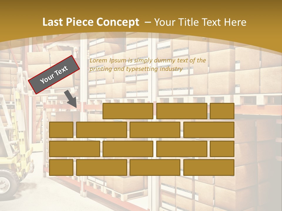 Goods Indoors Horizontal PowerPoint Template