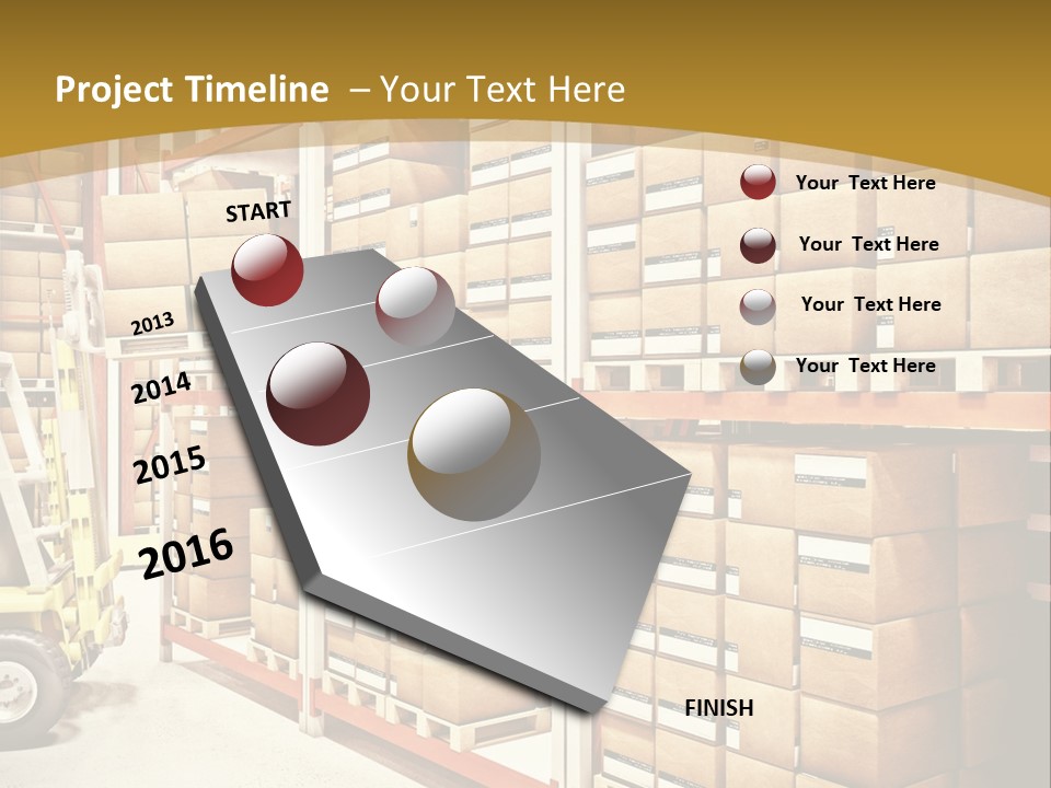 Goods Indoors Horizontal PowerPoint Template