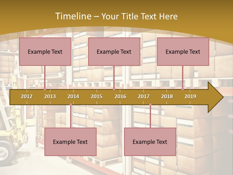 Goods Indoors Horizontal PowerPoint Template