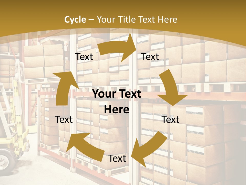 Goods Indoors Horizontal PowerPoint Template