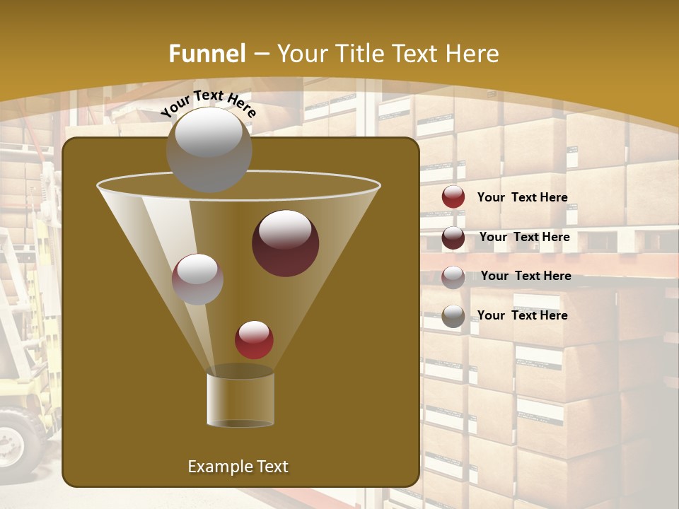 Goods Indoors Horizontal PowerPoint Template