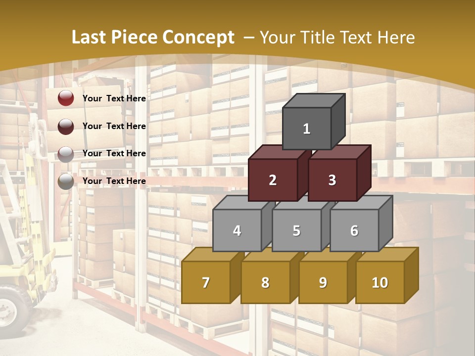 Goods Indoors Horizontal PowerPoint Template