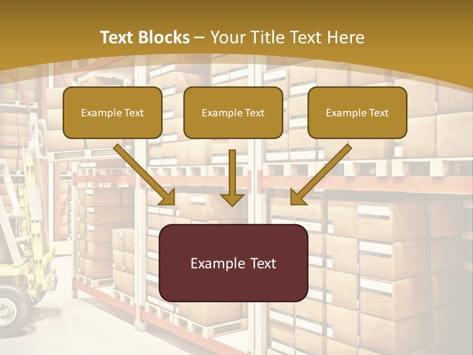 Goods Indoors Horizontal PowerPoint Template