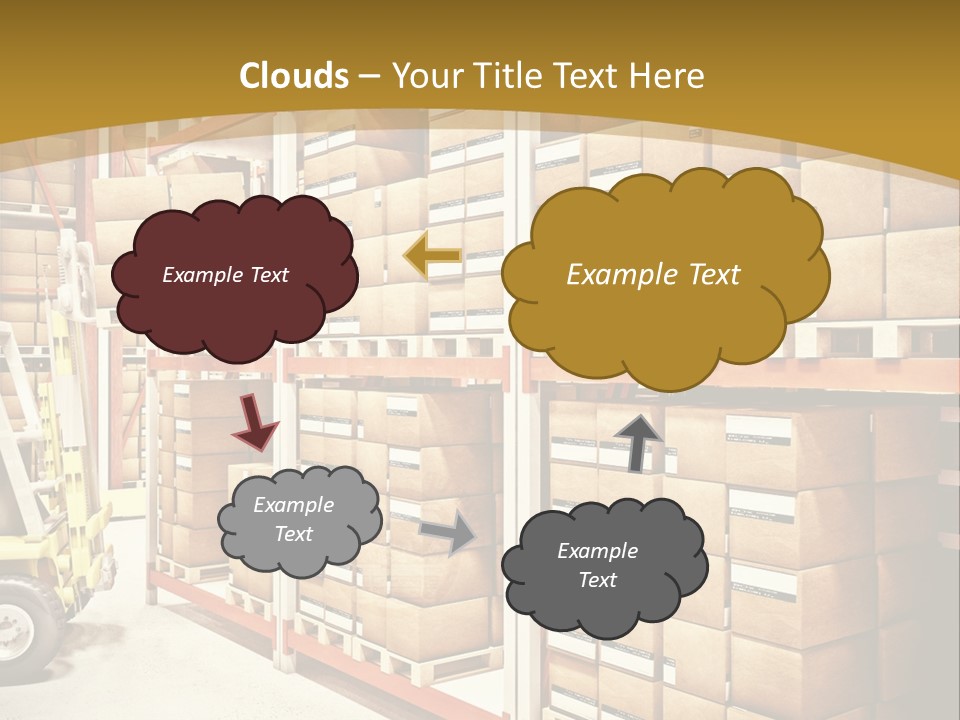 Goods Indoors Horizontal PowerPoint Template