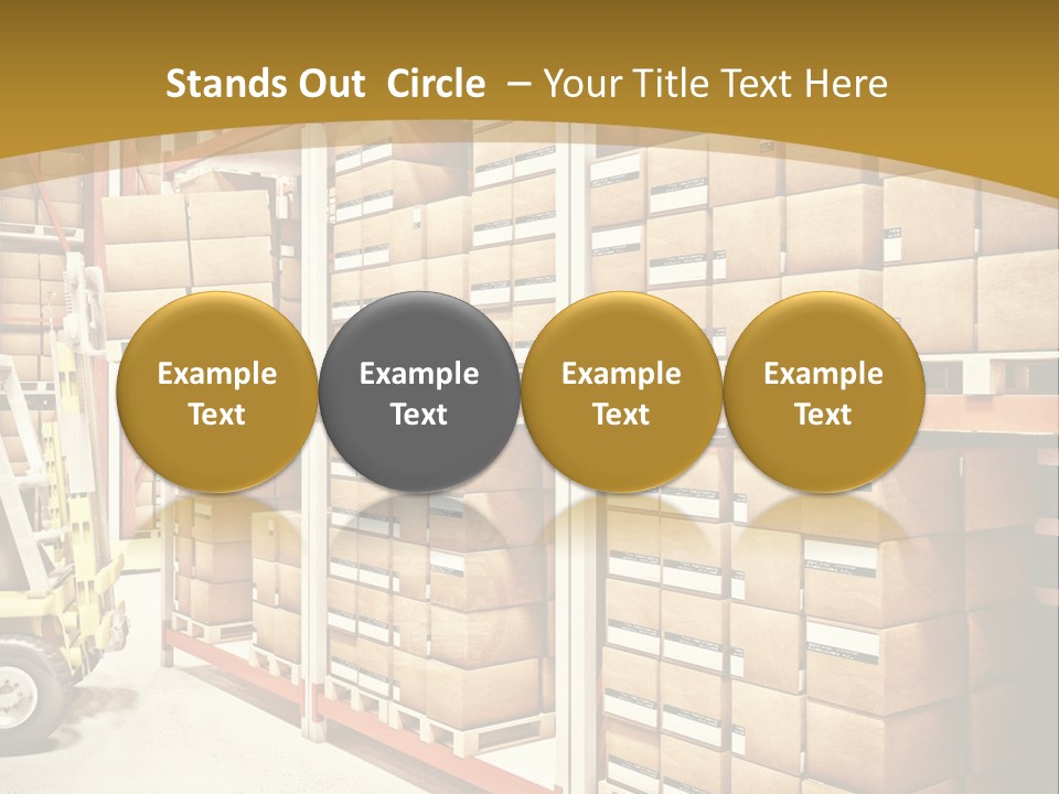 Goods Indoors Horizontal PowerPoint Template