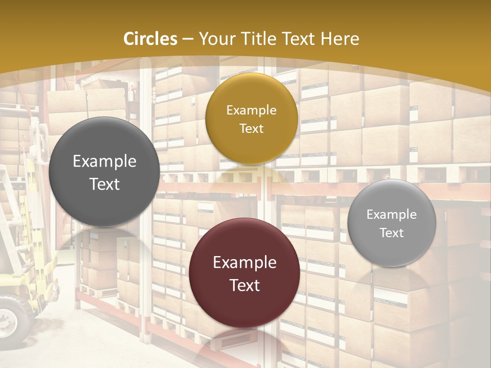 Goods Indoors Horizontal PowerPoint Template