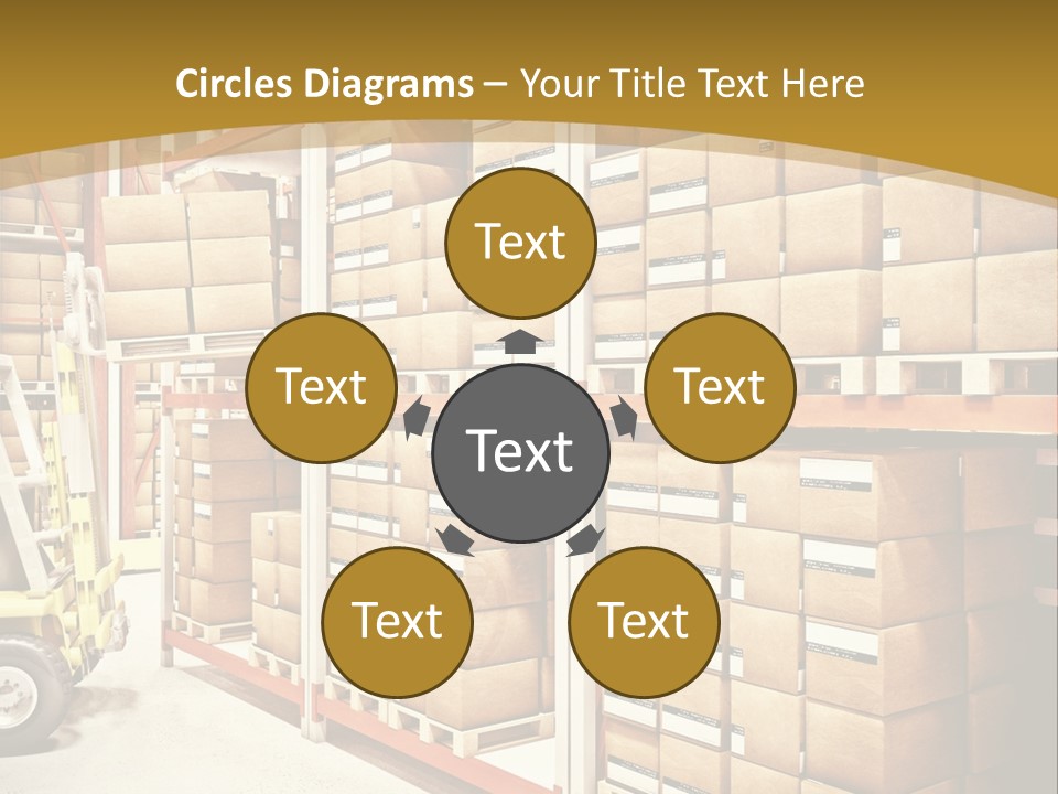 Goods Indoors Horizontal PowerPoint Template