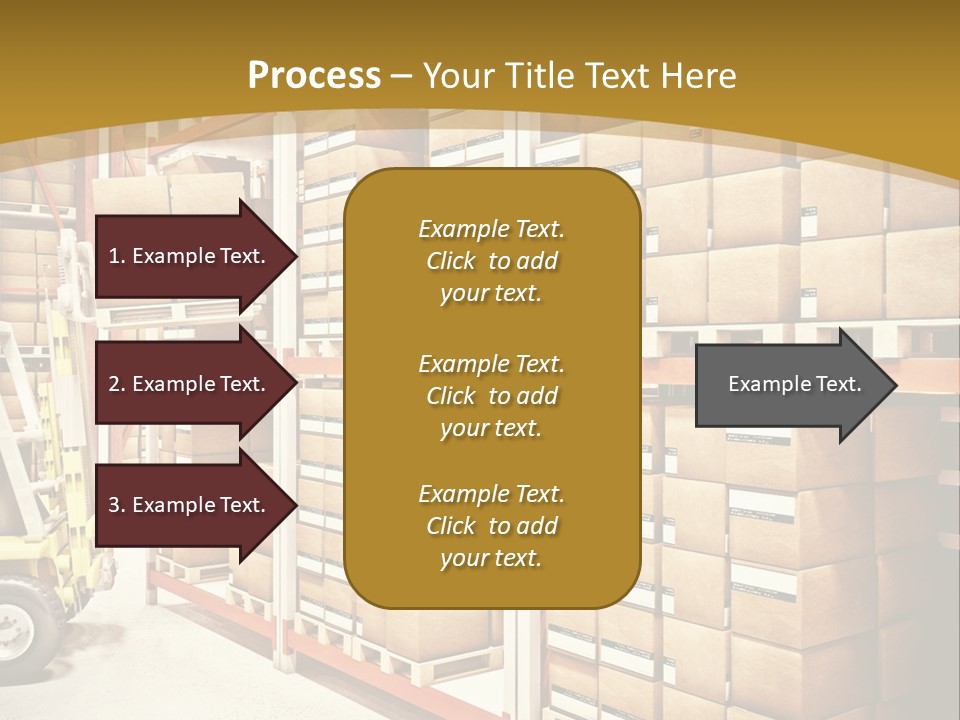 Goods Indoors Horizontal PowerPoint Template