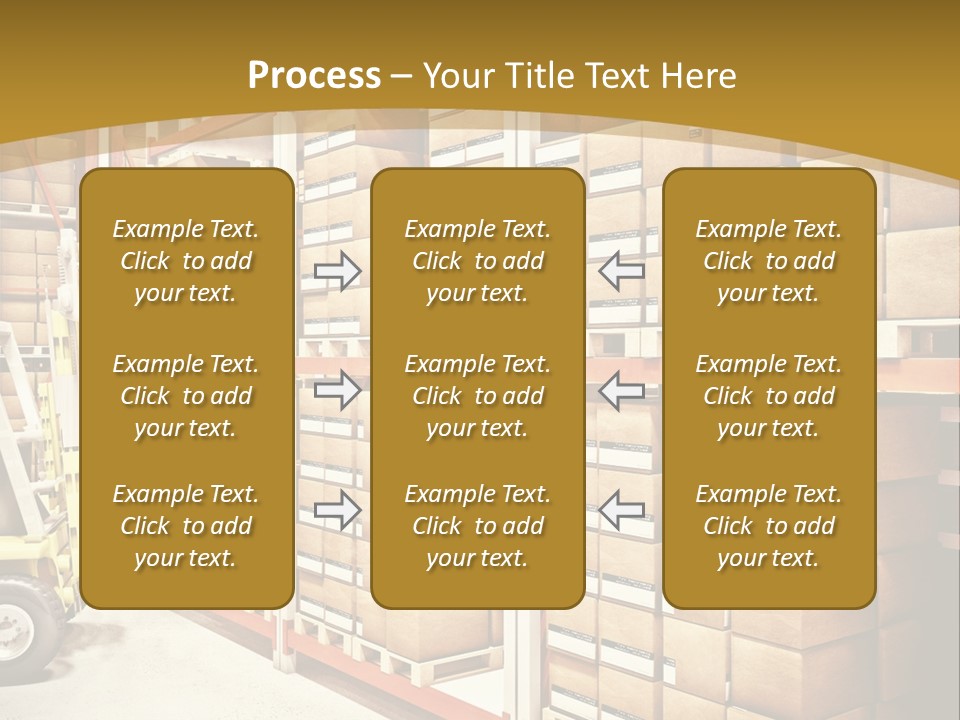 Goods Indoors Horizontal PowerPoint Template