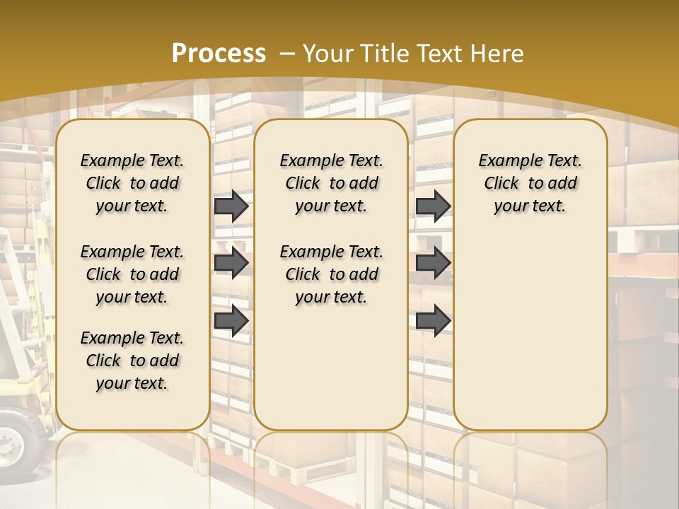 Goods Indoors Horizontal PowerPoint Template