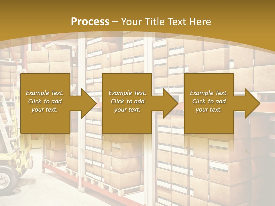Goods Indoors Horizontal PowerPoint Template