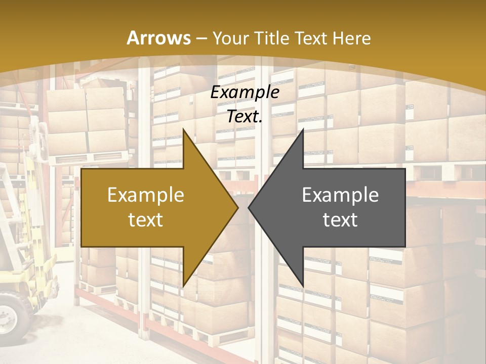 Goods Indoors Horizontal PowerPoint Template