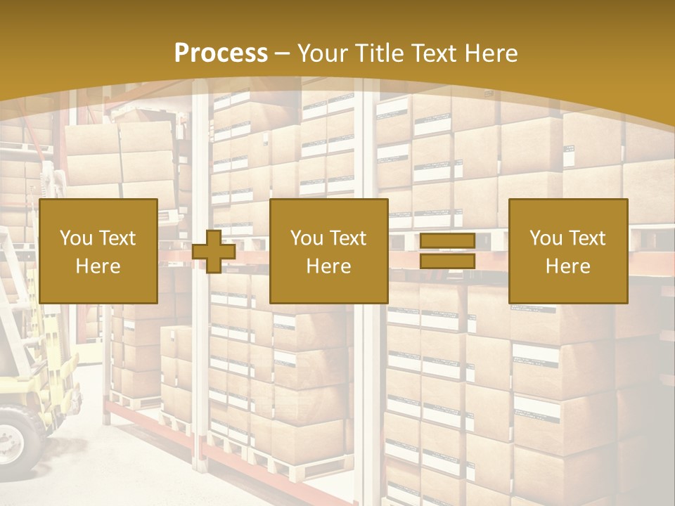 Goods Indoors Horizontal PowerPoint Template