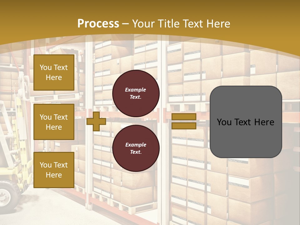 Goods Indoors Horizontal PowerPoint Template