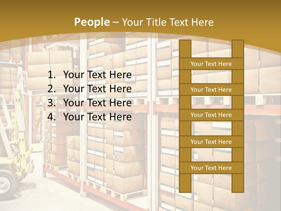 Goods Indoors Horizontal PowerPoint Template