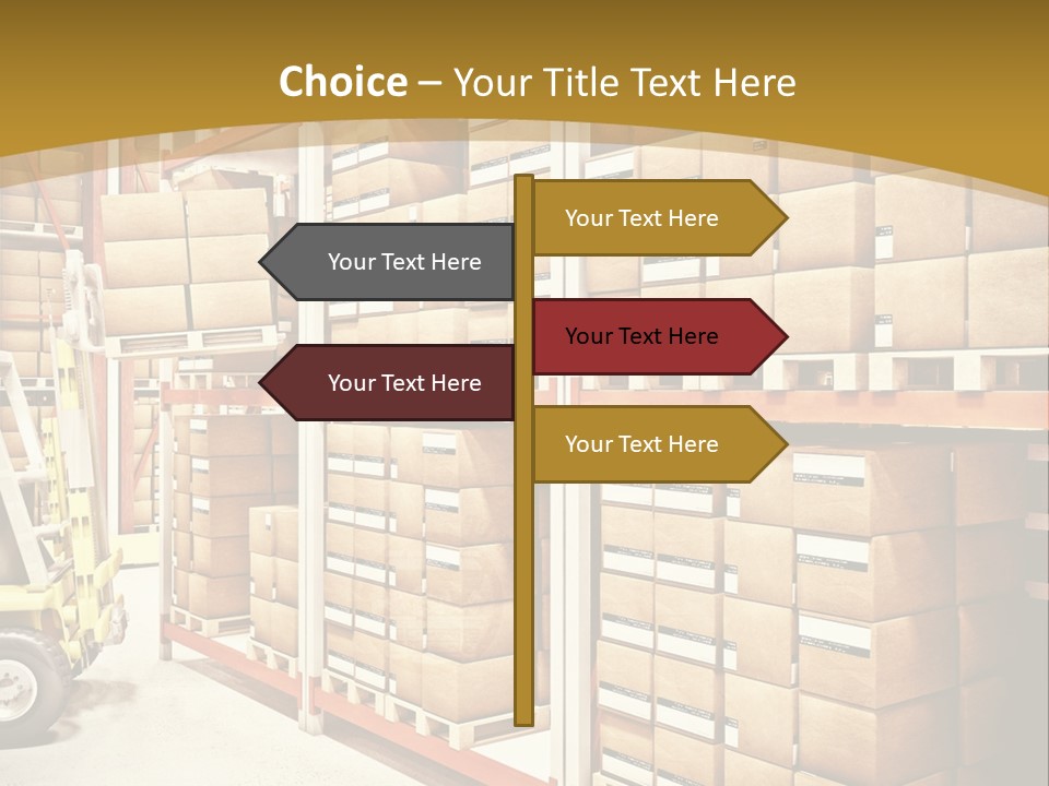 Goods Indoors Horizontal PowerPoint Template