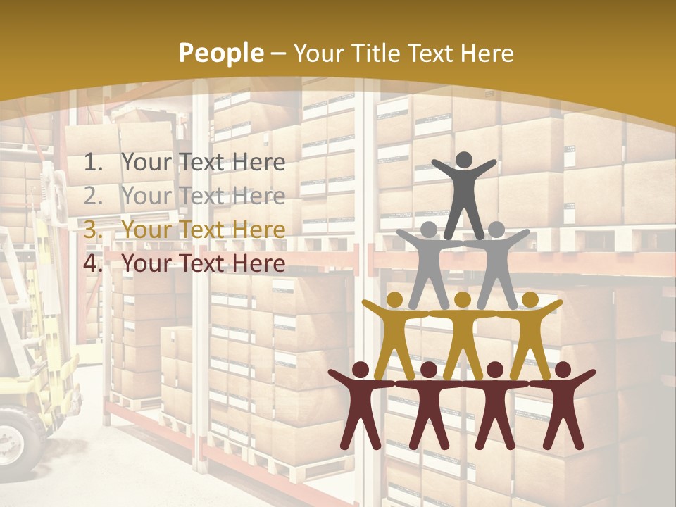 Goods Indoors Horizontal PowerPoint Template