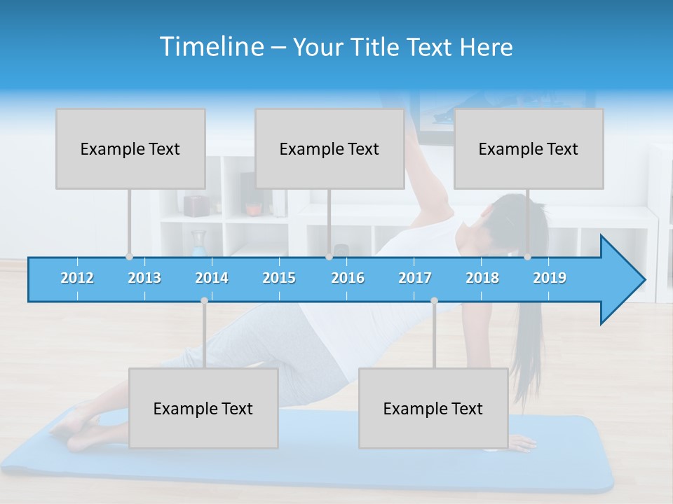 Barefoot Television Woman PowerPoint Template
