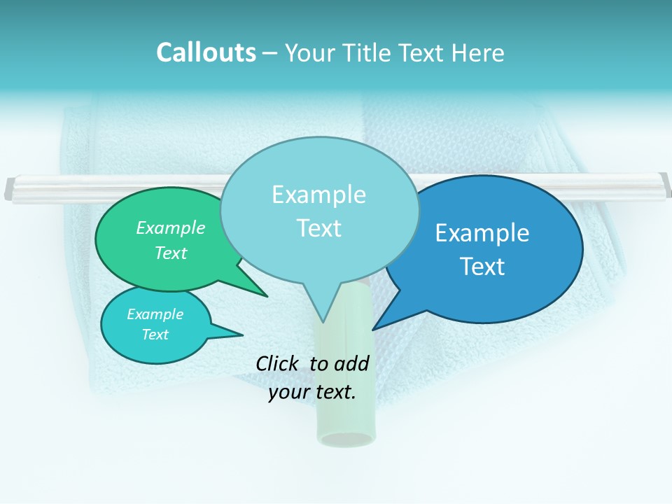 Household Wet Women PowerPoint Template