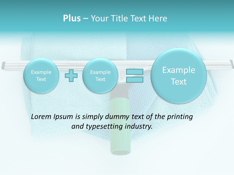Household Wet Women PowerPoint Template