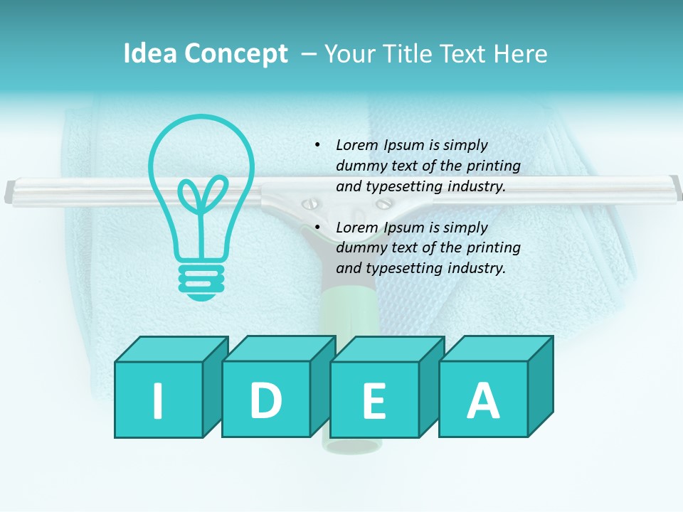 Household Wet Women PowerPoint Template