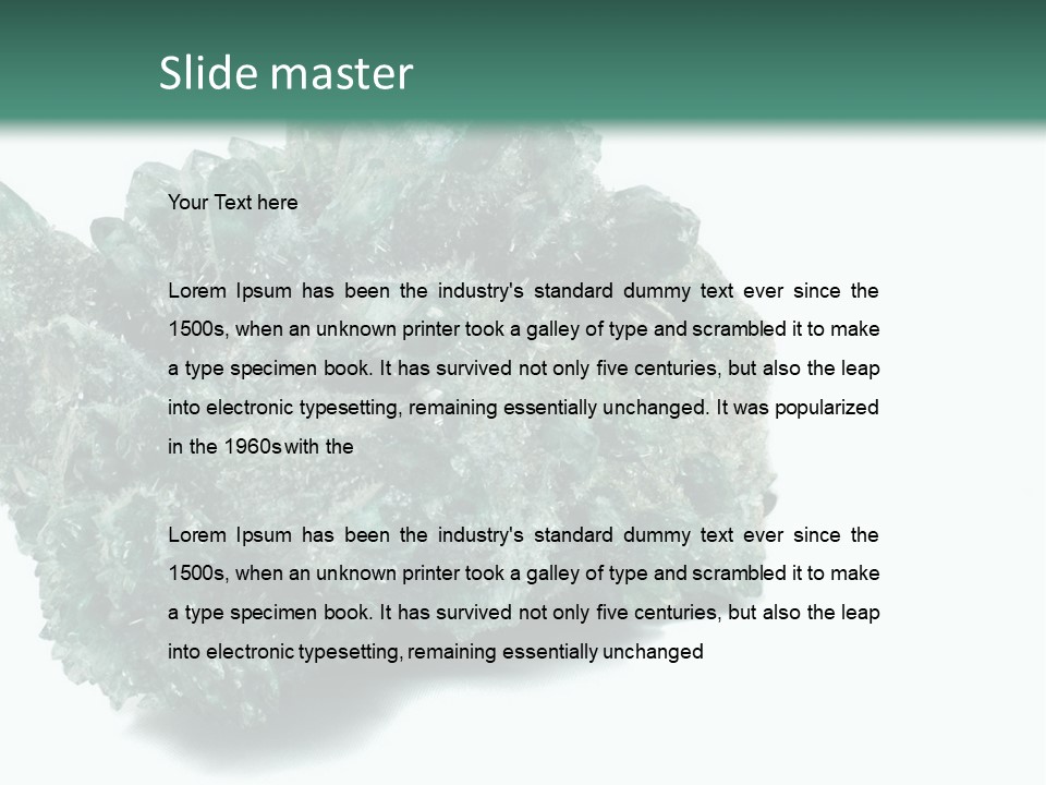 Gem Quartz Natural PowerPoint Template