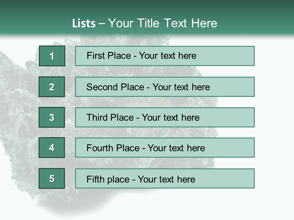Gem Quartz Natural PowerPoint Template