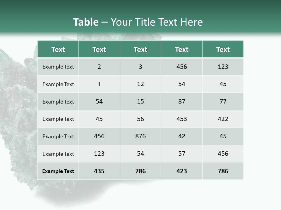 Gem Quartz Natural PowerPoint Template