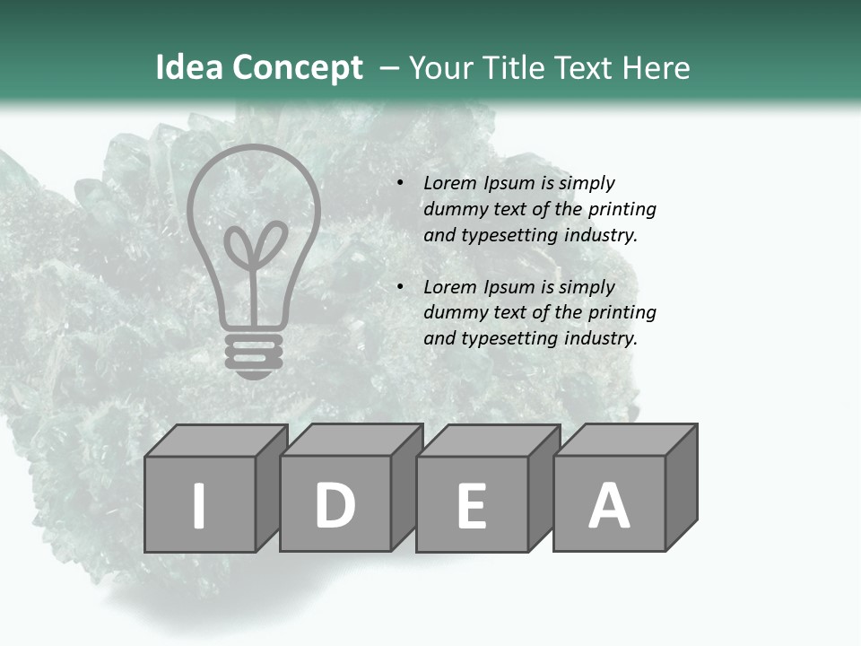 Gem Quartz Natural PowerPoint Template