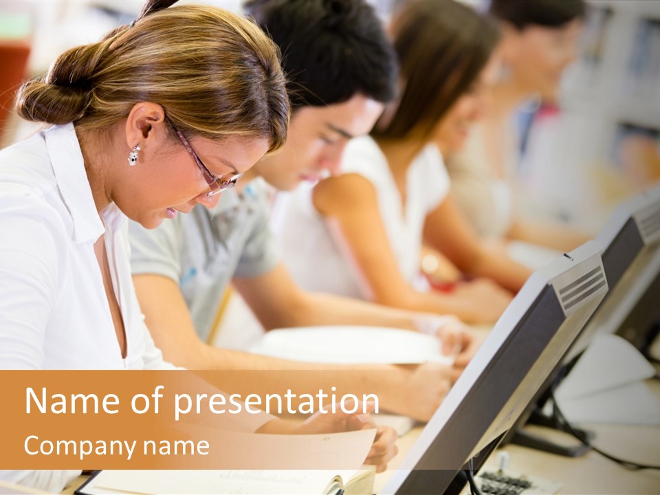 Knowledge Teamwork Latin PowerPoint Template