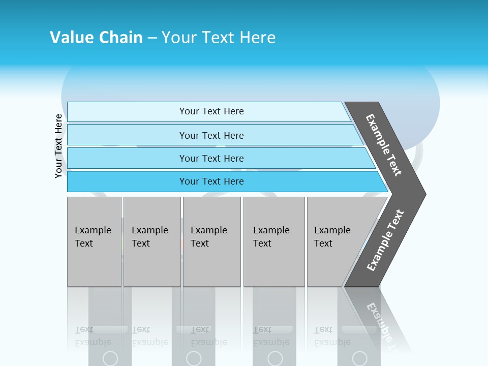 A Cloud With Three Phones Connected To It PowerPoint Template