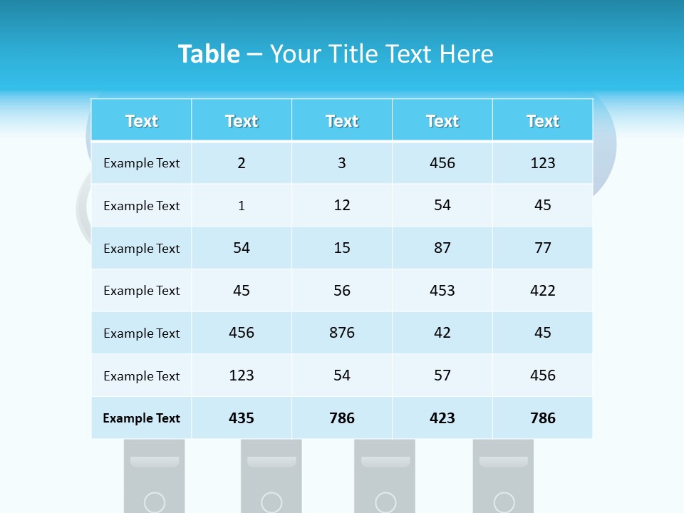 A Cloud With Three Phones Connected To It PowerPoint Template