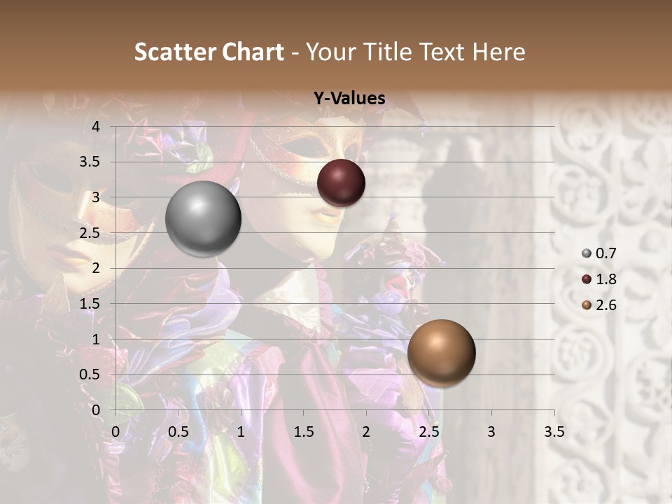 A Couple Of People That Are Wearing Masks PowerPoint Template