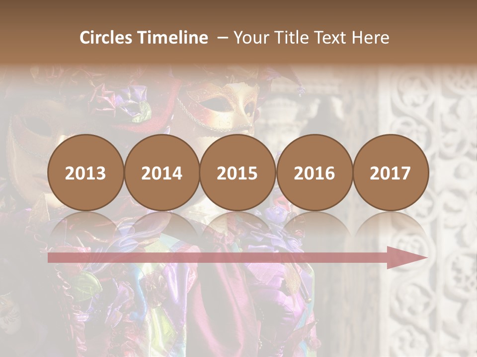 A Couple Of People That Are Wearing Masks PowerPoint Template