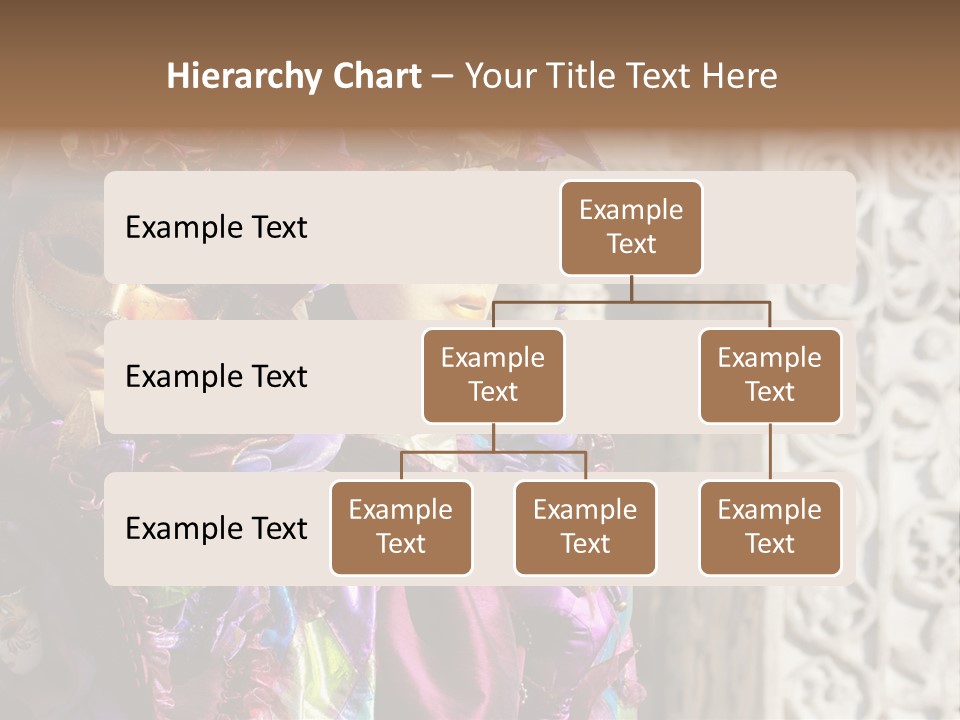 A Couple Of People That Are Wearing Masks PowerPoint Template