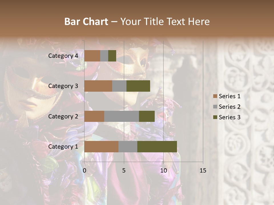 A Couple Of People That Are Wearing Masks PowerPoint Template