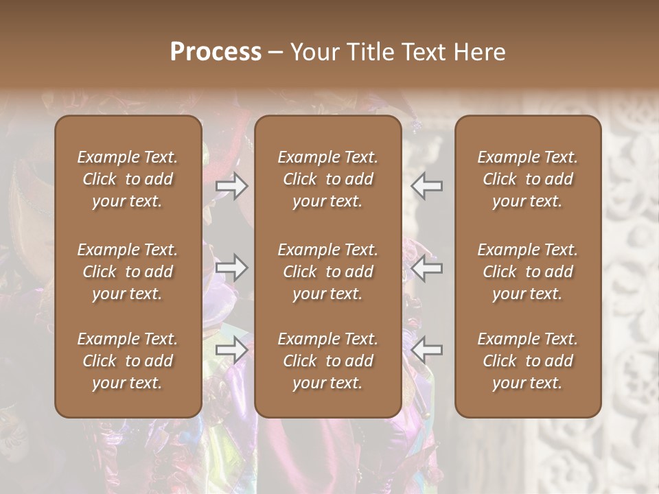 A Couple Of People That Are Wearing Masks PowerPoint Template