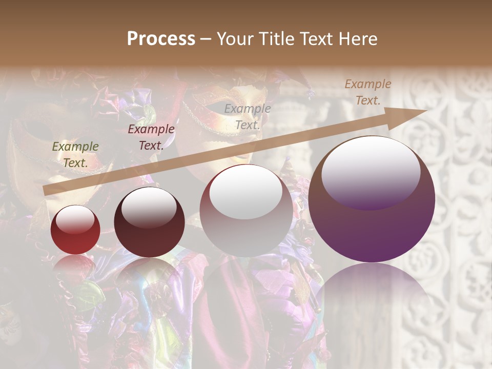 A Couple Of People That Are Wearing Masks PowerPoint Template