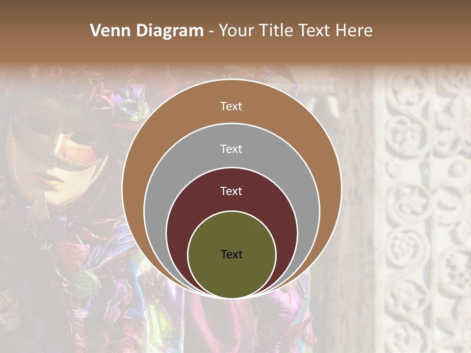 A Couple Of People That Are Wearing Masks PowerPoint Template