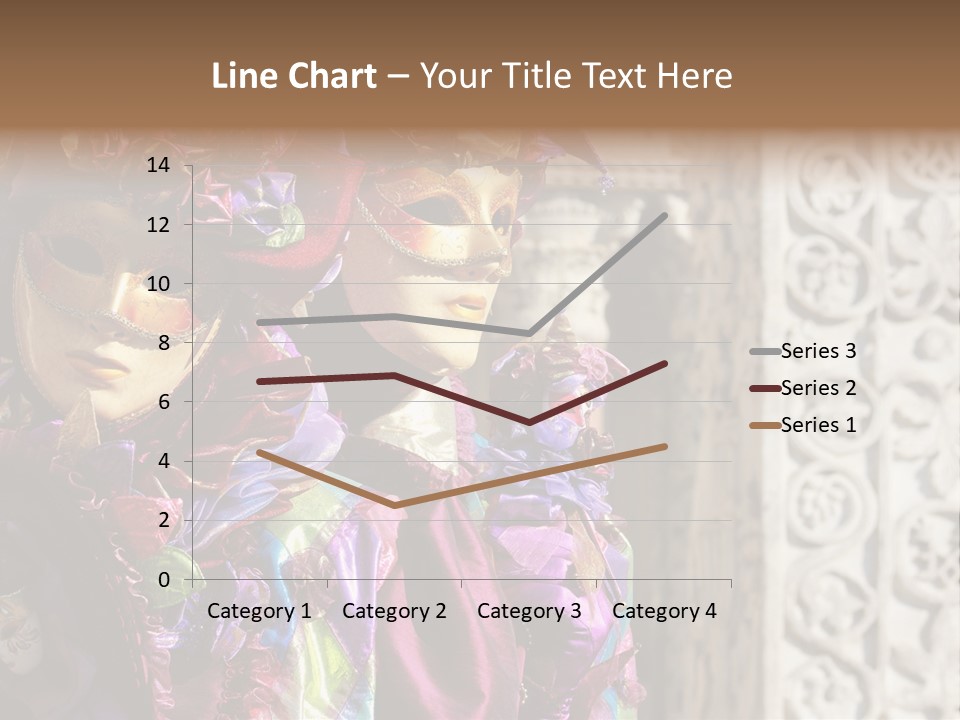 A Couple Of People That Are Wearing Masks PowerPoint Template