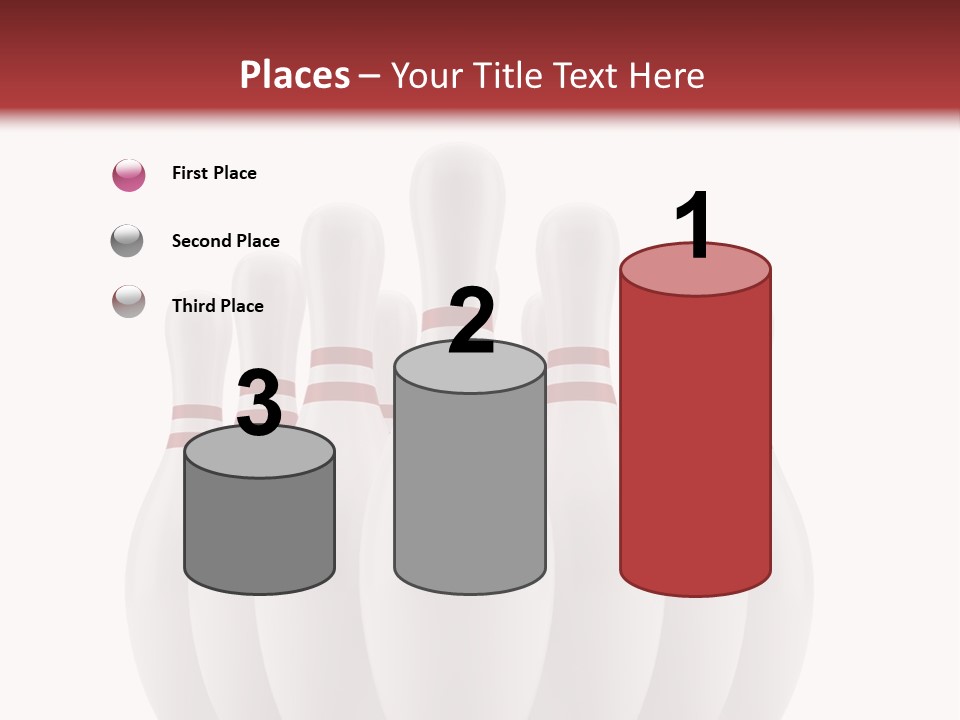 Strike Equipment Ninepins PowerPoint Template