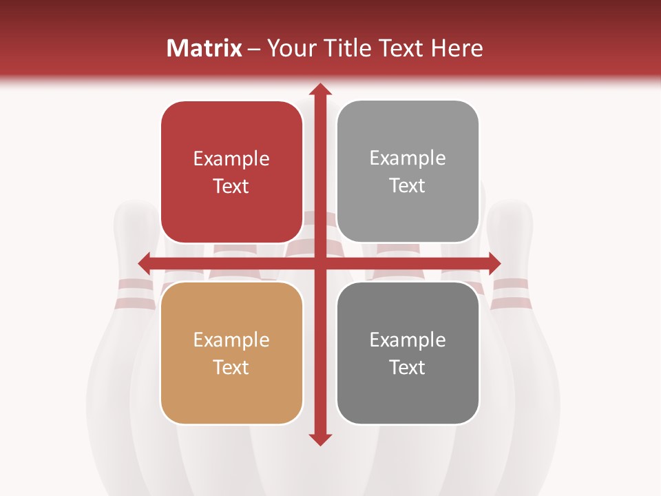 Strike Equipment Ninepins PowerPoint Template